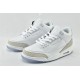 Air Jordan 3 Pure White 136064 111 Womens And Mens Shoes